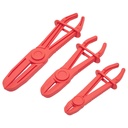 3-Pack Hose Pinch off Pliers - Fuel Line Clamp Tool for Automotive Brake, Radiator and Coolant (Red, 3 Sizes)