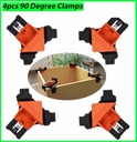 4X 90 Degree Right Angle Corner Clamp Woodworking Wood for Kreg Jigs Clamps Tool