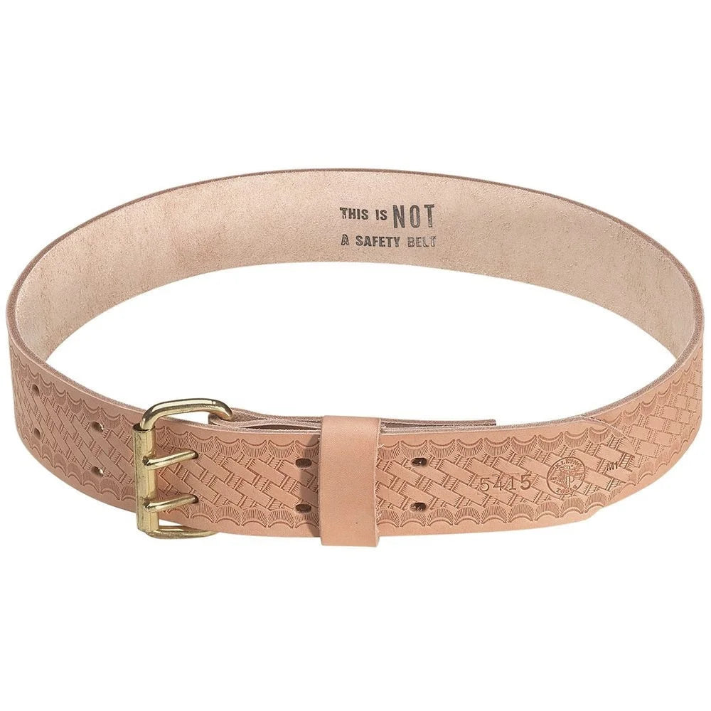 Klein Tools Large Waist Belt; Heavy-Duty Embossed Tool Waist Belt, Large - 1 EA (409-5415L)