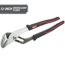 Hyper Tough 12-Inch Groove Joint Pliers with Ergonomic Comfort Grips, 5736V