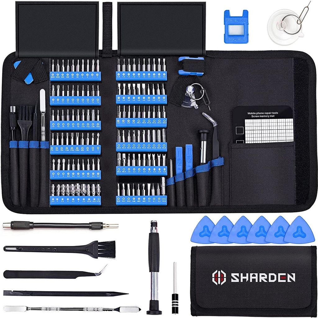 Humwam Precision Screwdriver Sets 140 in 1 Magnetic Driver Kit Electronic Repair Tool Kit for Iphone Ipad PC Computer Laptop Macbook Tablet Xbox Game Console Watch