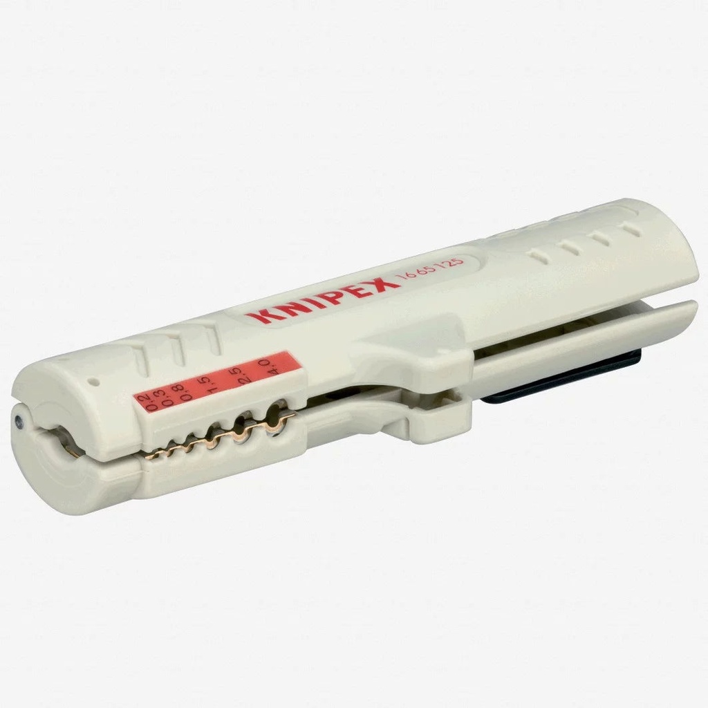 Knipex Cable Stripper,24 to 11 AWG,4-3/8 in 16 65 125 SB