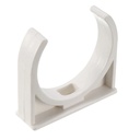 PVC Water Supply Pipe Clamp Clips, Fit for 1-1/2" (50Mm) /DN40 Outer Dia Pipe 20 Pcs