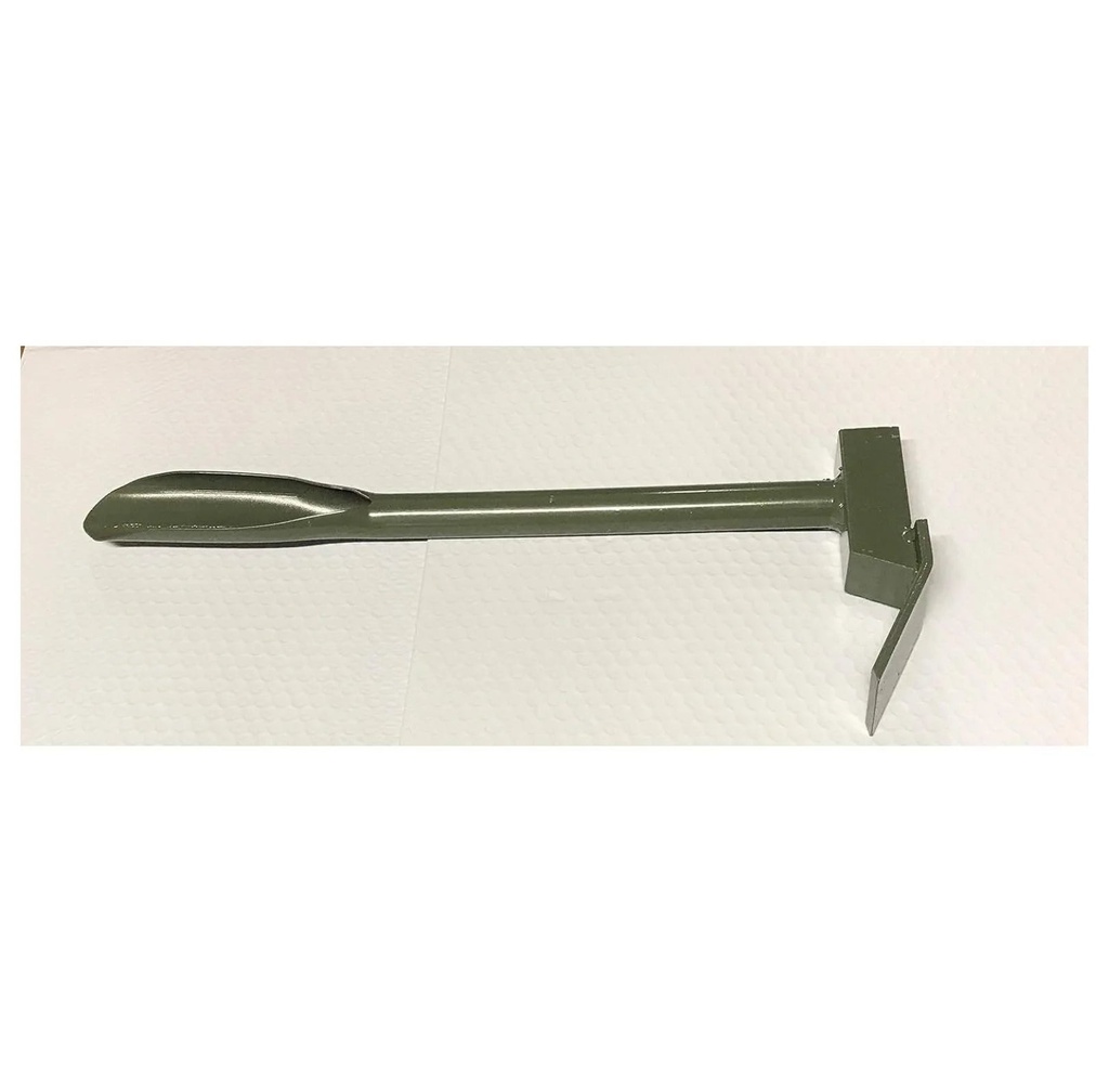 Zazesaby Trapping 3-In-1 Tool Trappers Trowel Hammer Hoe,Ground 3-In-1 Tool Powder Coated