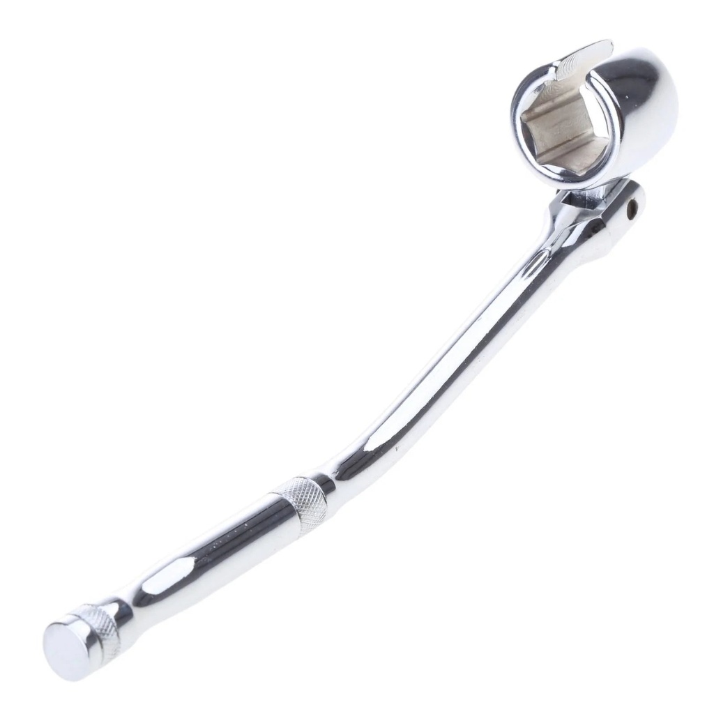 Apooke Oxygen Sensor Wrench 22Mm Flexible for Head O2 Sensor Wrench 7/8" Removal Install Tool with Contour Handle Carbon Steel