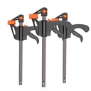 Wozhidaose Tools 4 Inch Wood Working Bar F Clamp Clamps Grip Ratchet Quick Release Fixed Tool Box