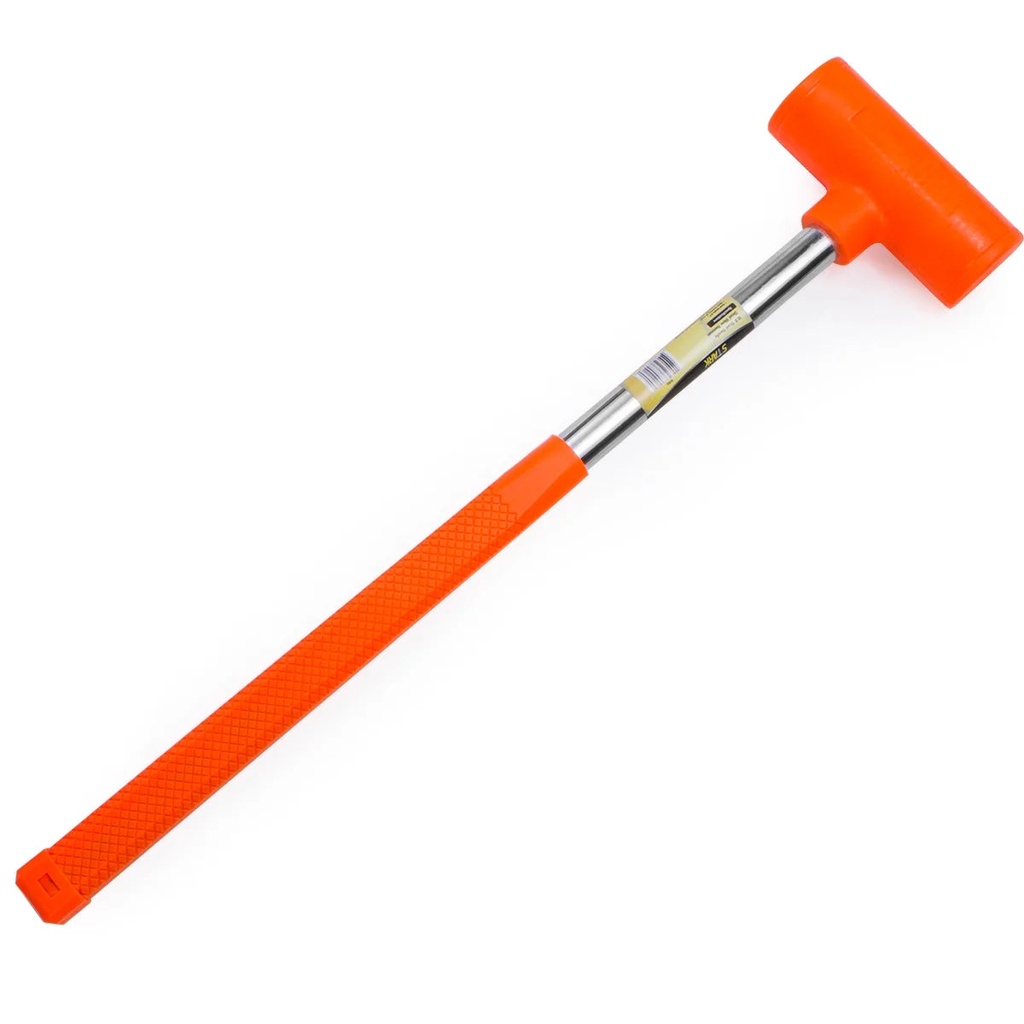 Stark Dead Blow Hammer 9 Lb Pound with Non-Slip Handle 9Lbs Head, Orange