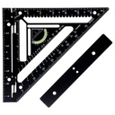 Clearance Sale!Ruler Innovative Rafter Square Tool Rafter Square Tool Adjustable Carpentry Squares High Precision Aluminum Alloy Triangle Ruler with Block 1Ml