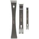 HART 3-Piece Pry Bar Set, Fully Forged Steel, Beveled Nail Pull