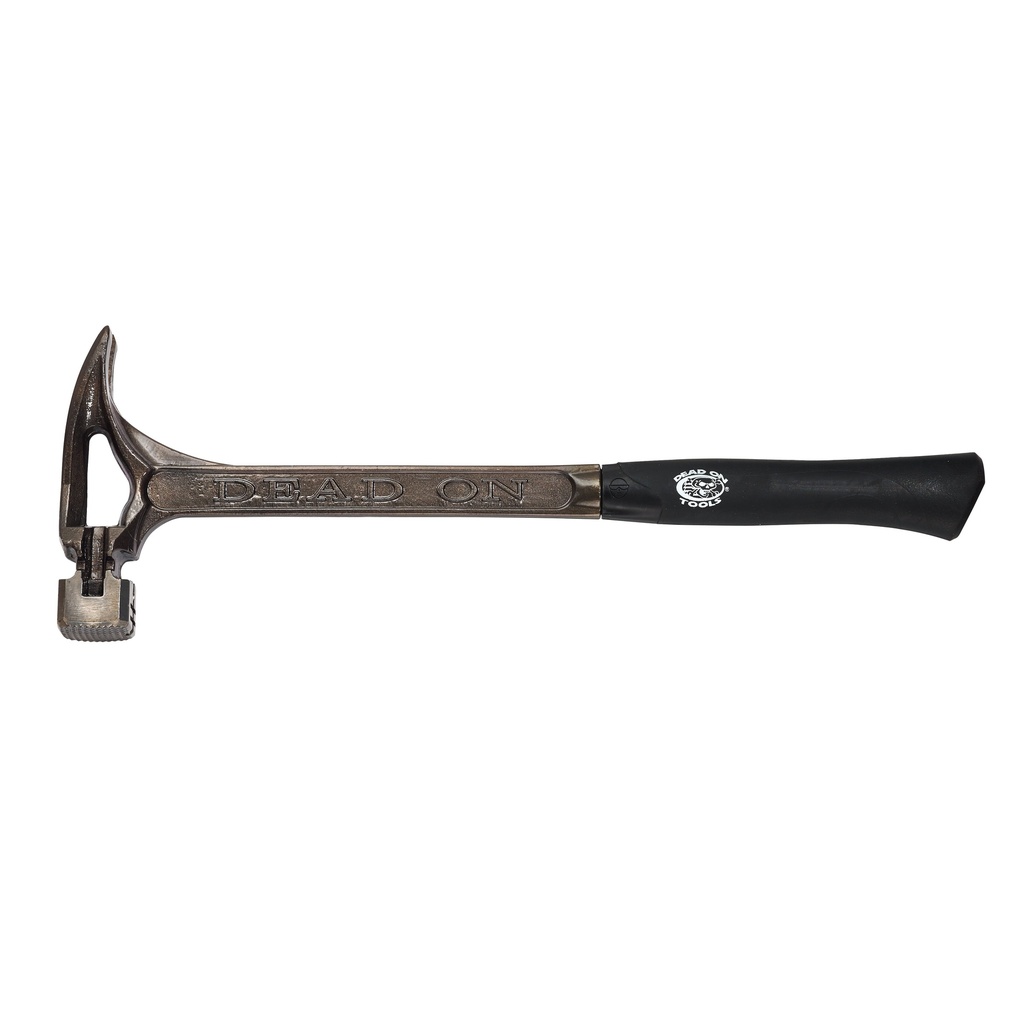 Dead on Tools Milled Face 22 Oz Steel Hammer, Black, DOS22M-HD