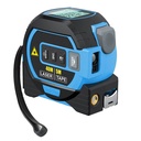 Honrane Tape Measure Foundation Levelness Measurement Tool Measuring Tape 3-In-1 Digital Display Self-Locking Rangefinder for Workshop Portable Accurate