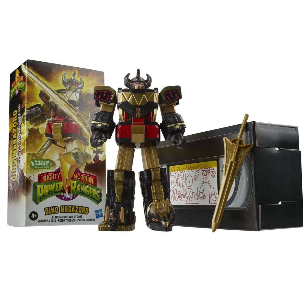 Power Rangers: Mighty Morphin Dino Megazord Toy Action Figure for Boys and Girls Ages 4 5 6 7 8 and up (7”)