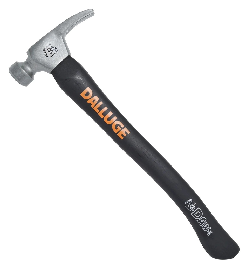Vaughan Dalluge 21 Oz Milled Face Curved Framing Hammer 18 In. Hickory Handle