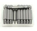 TEMO 20 Pc T20 Torx 6 Point Impact Ready 2 Inch Length Screwdriver Insert Bits Hex Shank with Quick Release Slot