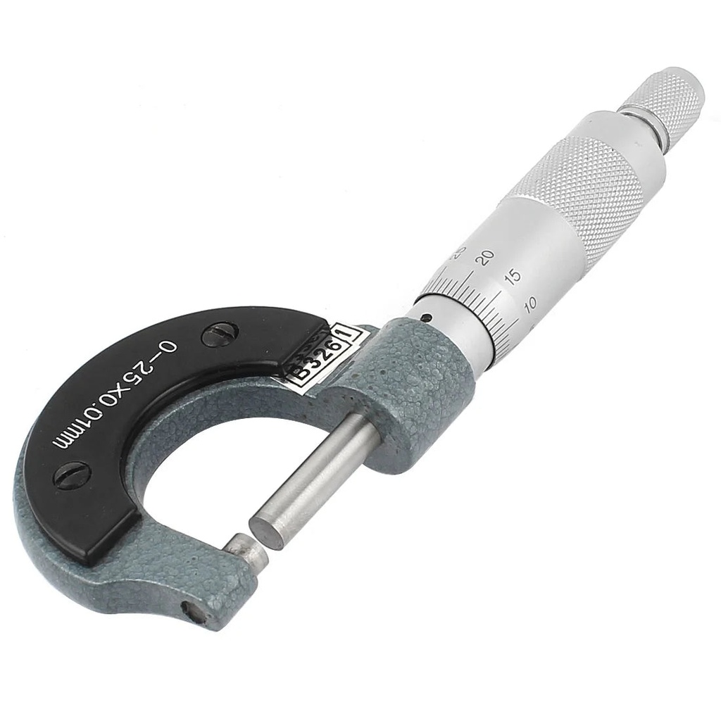 0-25Mm 0.01Mm Gauge outside Metric Micrometer Mechanist Measuring Tool
