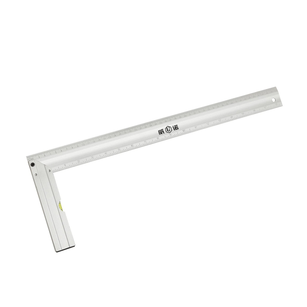 Uxcell L Shape Square 18-Inch Metric Inch Aluminum Right Angle Ruler Layout Tool