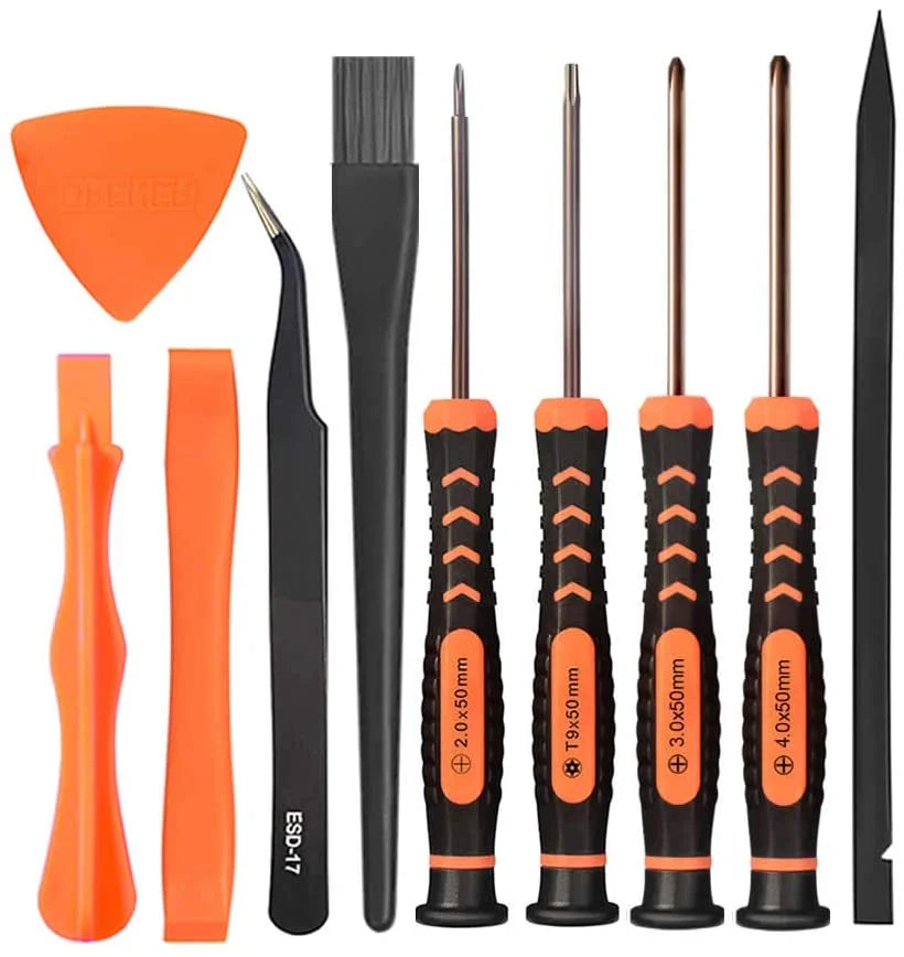 Cleaning Repair Tool Kit for PS4 PS5, TR9 Torx Security Screwdriver with PH00 PH0 PH1 Phillips Screwdriver Set