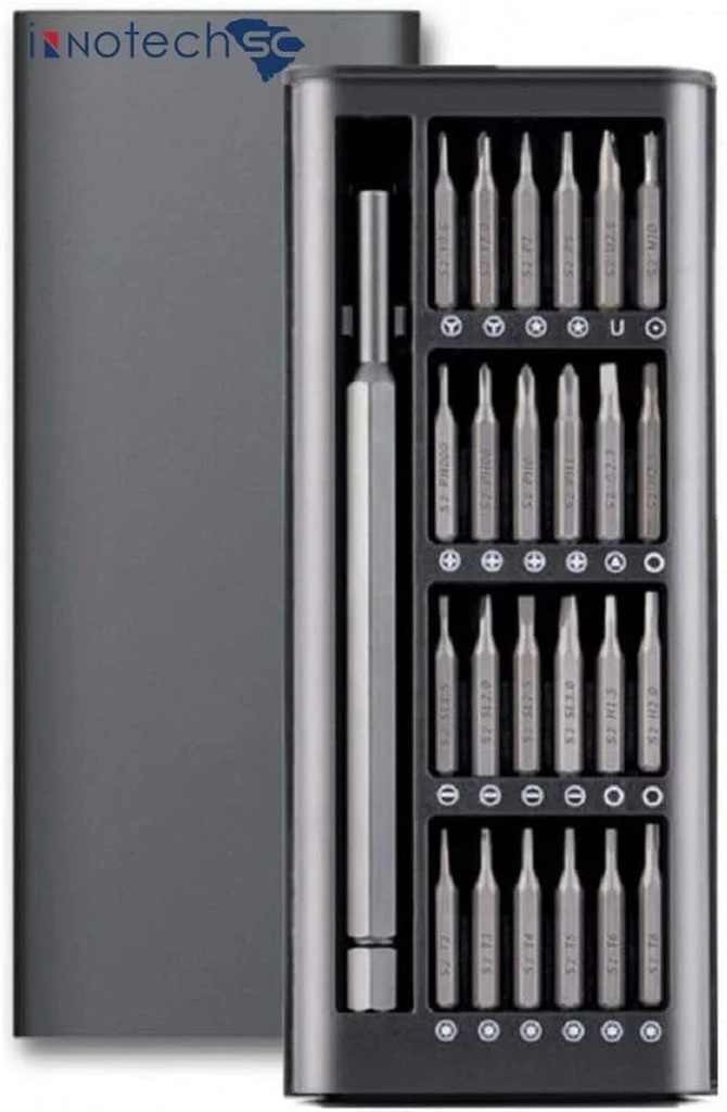 25 In1 Precision Small Screwdriver Set with Torx Phillips Head & Flathead, Repair Tool Kit with Magnetic Bits for Electronics, PC, Watch, Jewelry, DIY Projects and Home Repairing