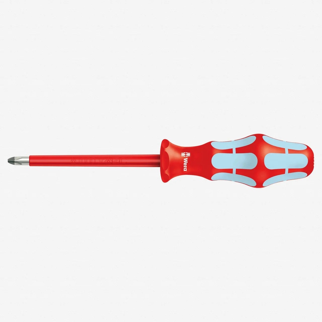 Wera 022734 Kraftform plus VDE Stainless Steel Phillips Screwdriver, #2 X 100Mm