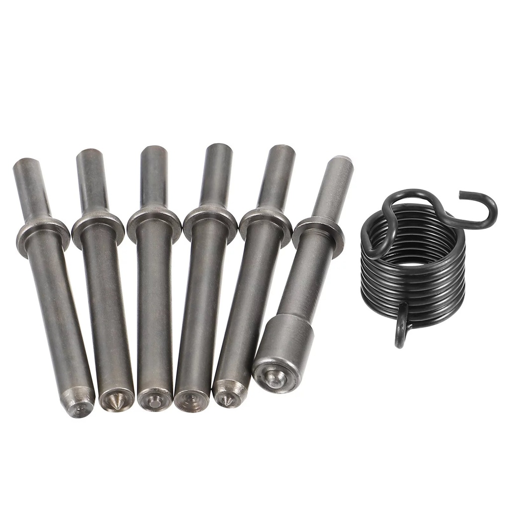 1 Set/7Pcs Air Rivet Hammer Pneumatic Hammer Rivet Pneumatic Chisel Tool