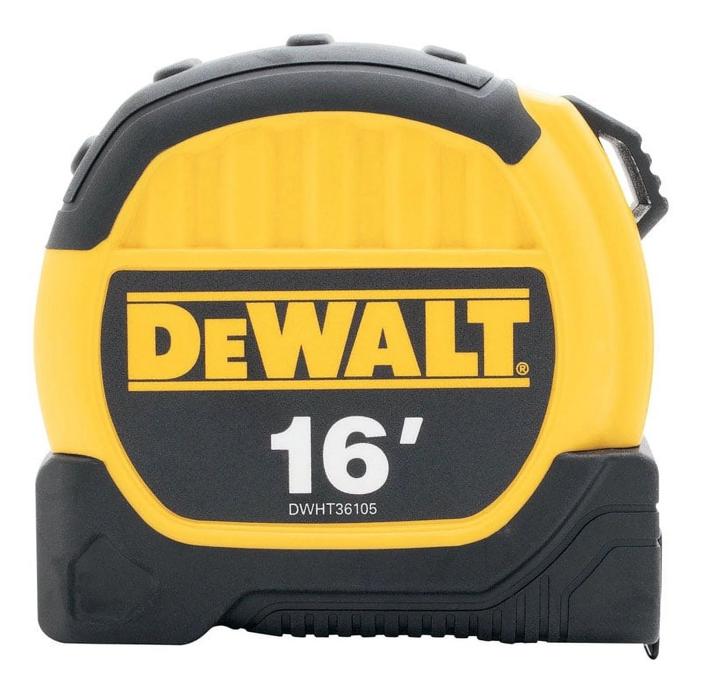 DEWALT 16 Ft. L X 1.13" W Tape Measure Black/Yellow 1 Pk