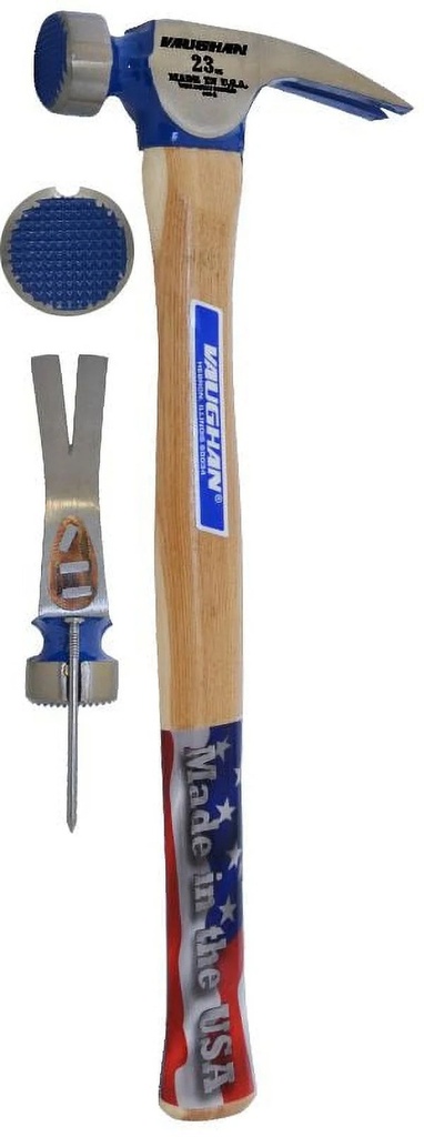 Vaughan 23 Oz Milled Face California Framing Hammer