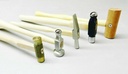 Jewelry Making Hammers Chasing - Ball Peen - Watchmaker - Brass - Mallet SET 5Pc