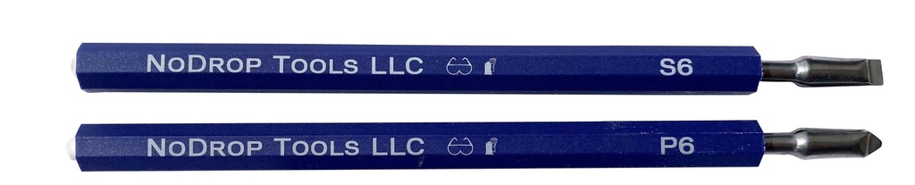 Nodrop Tools LLC 6 Inch Screw Holding Screwdriver Set (6" Nylon Slotted and Phillips Set)