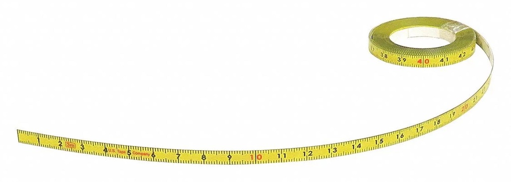 Us Tape Adhesive Backed Tape Measure,Metric 59610