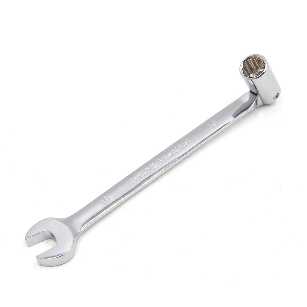 Unique Bargains 10Mm Swivel Head Combination Socket Spanner Wrench Steel Auto Car Repairing Tool