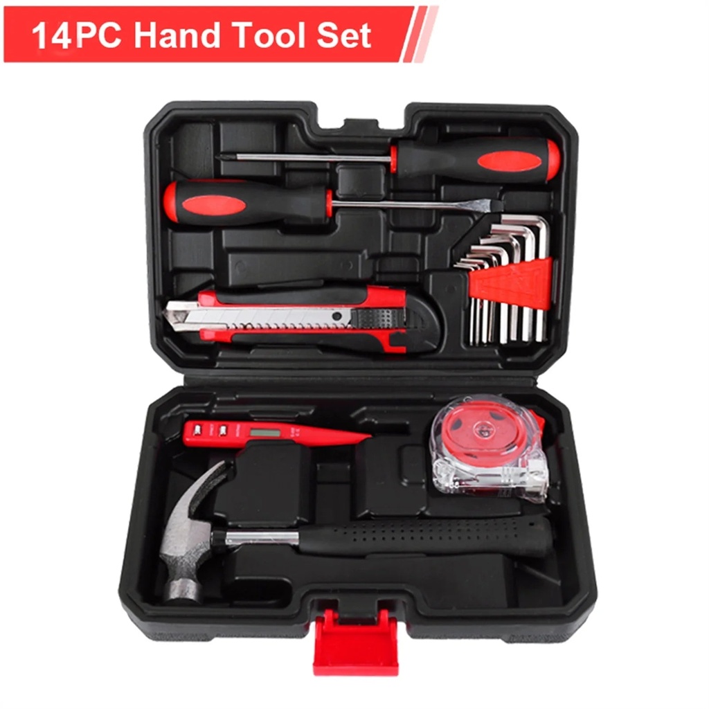 Multi Hand Tools Box Household Repair Set Hand Tool Kit Woodworking Electrician Combination of Pliers Wrench Tool Set