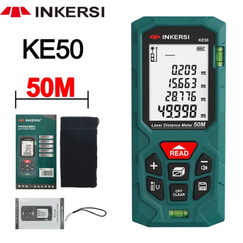LIISANSA Laser Rangefinder Digital Tape Measure 40M/70M/120M High Precision Laser Distance Meter Digital Roulette Range Finder