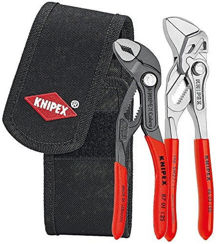 Knipex 00 20 72 V01 Mini Pliers Set in Belt Tool Pouch
