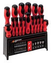 Performance Tool W1727 39Pc Screwdriver Set W/ Rack