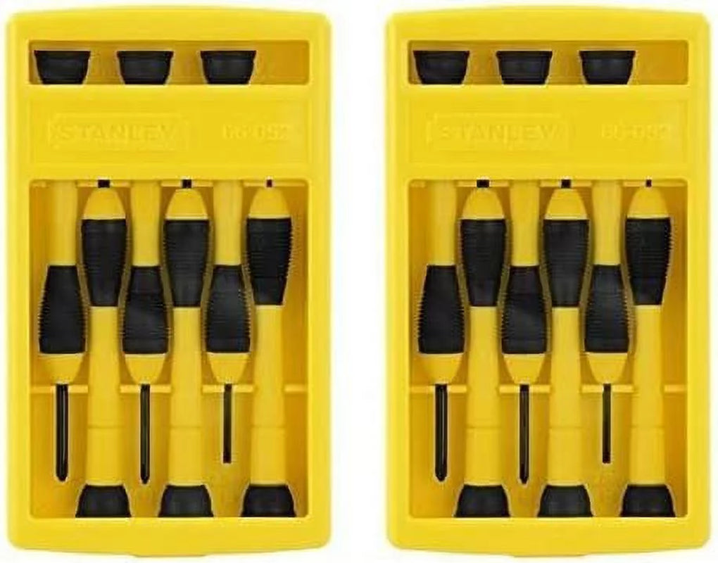 2 Pack Stanley 66-052 6-Piece Precision Screwdriver Set by Stanley