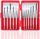 11PCS Mini Precision Screwdriver Set, Small Screwdriver Set for Electronics, Toys, Computer, Watch Repair, Upgrade Red Box Tougher