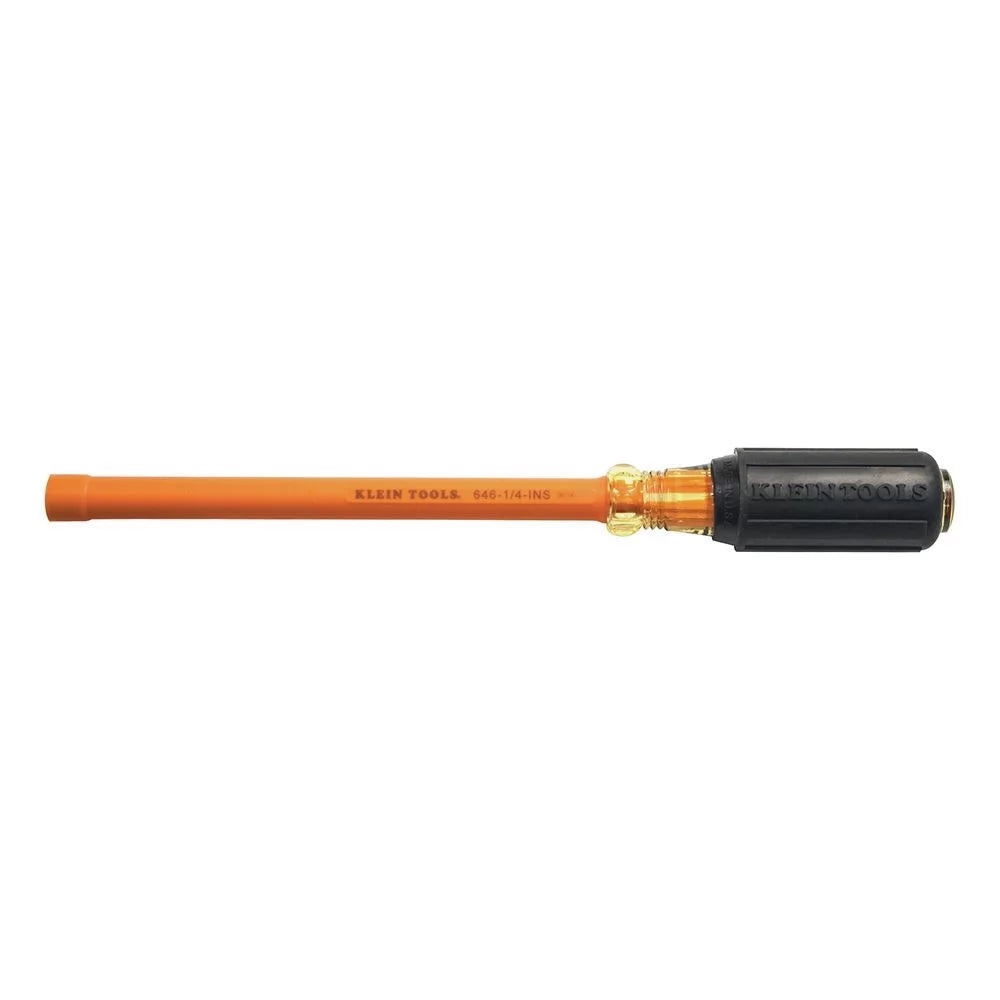 Insulated 1/4 In. Nut Driver with 6 In. Hollow Shaft