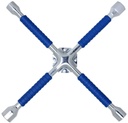 Cartman Automotive 16 Inch Universal Heavy Duty Lug Wrench, Non-Slip 4-Way Tire Iron Wrench