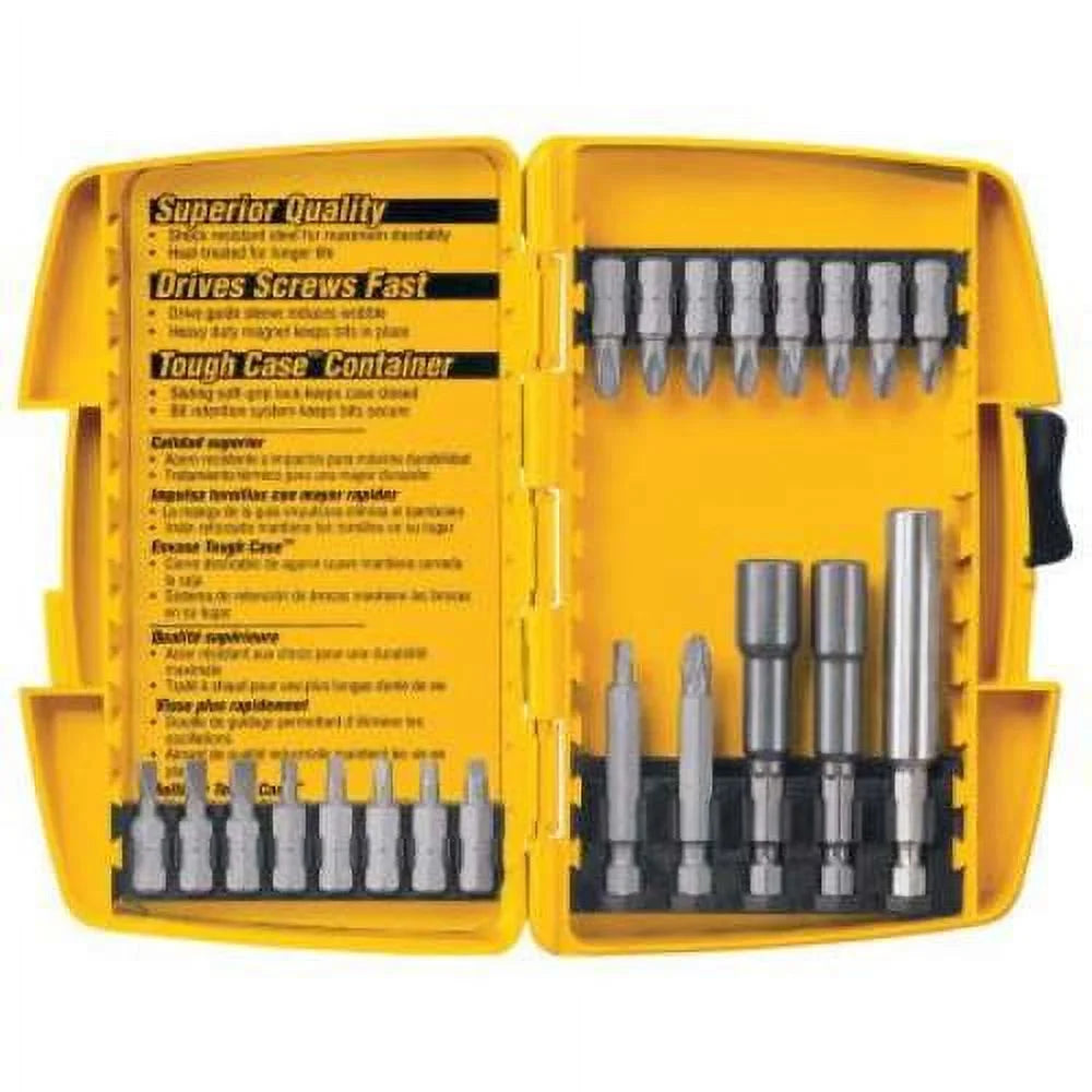 Dewalt 21 Piece Screwdriving Set with Tough Case - 1 ST (115-DW2161)