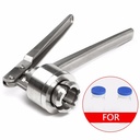 Stainless Steel Manual Vial Crimper Hand Sealing Machine for Crimping 20Mm Flip off Caps for Aluminum
