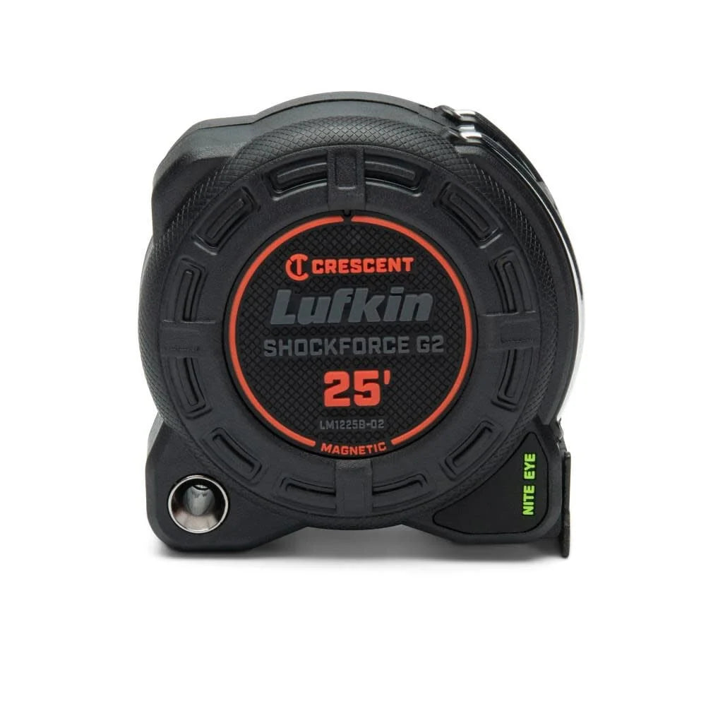 Lufkin LM1225B-02 25Ft Gen 2 Nite Eye Magnetic Measuring Tape