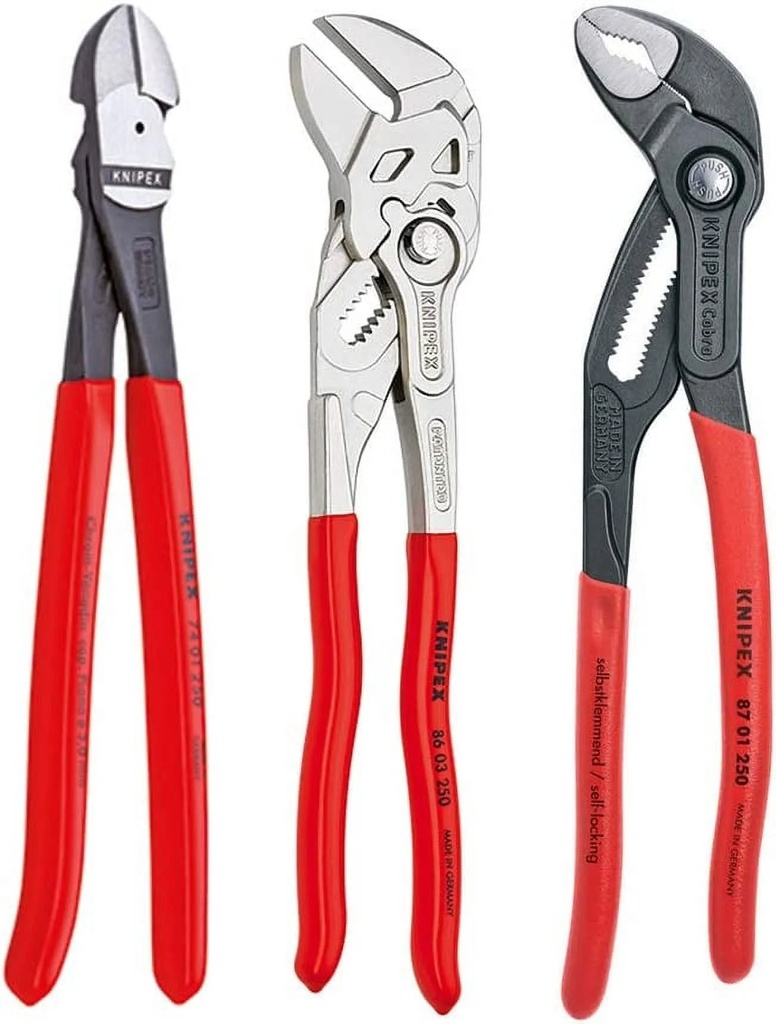 3 Piece 10" Pliers Set