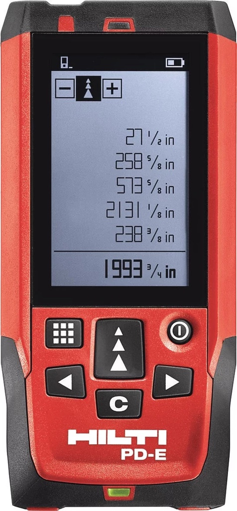 Hilti 3508185 Laser Range Meter Professional Kit PD-E Measuring Systems