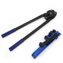 Clearance PP/PET Strap Manual Tensioner Cutter Crimper Packing Pliers Strapping Tool 16-19Mmblue 2Pcs