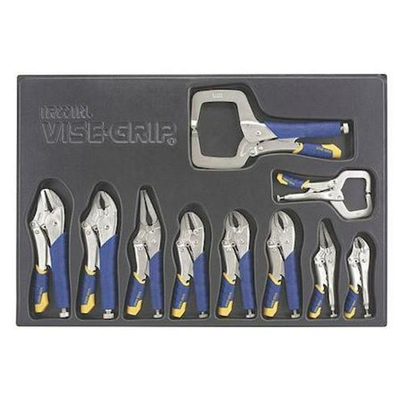 Irwin 10 Piece Fast Release Locking Pliers Set Ergonomic Handle