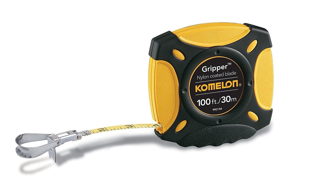 Komelon 9901IM Gripper Tape Measure Inch/Metric Scale 100-Inch by 3/8-Inch