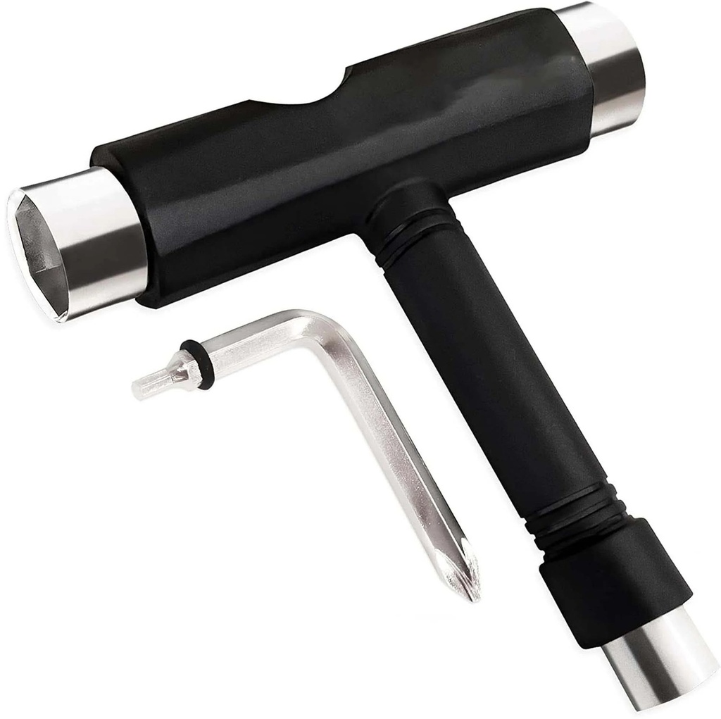 Skate Tool Skateboard Tool Roller Skate Tool T Tool for Skateboard Skate Tool, All in One Skatetool Longboard Tool Skateboard Tool Kit Rollerskate Tool Pocket Skate Tool