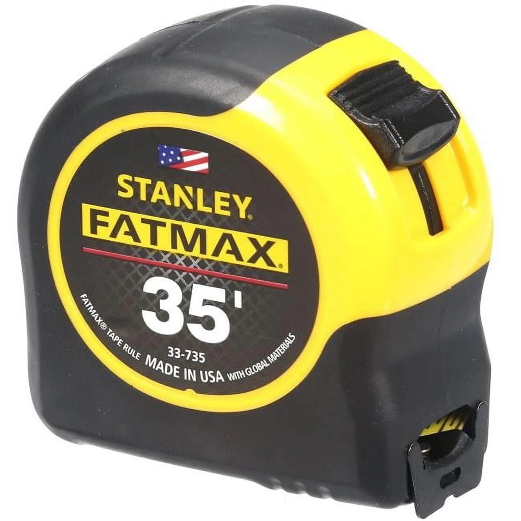 Stanley Fatmax FMHT36335S 35' X 1-1/4" Yellow & Black Tape Measure