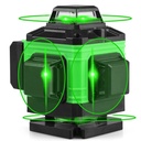 Venoro 4D 16 Lines Green Laser Level Auto Self-Leveling 360 Rotary Cross Measurement