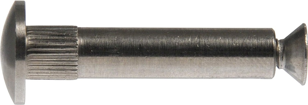Hillman 44788 1/4-20 X 1-9/16-Inch Stainless Steel Binding Post with Screw, Smooth Head, 3/8" Hole, 6-Pack